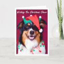 Search for australian shepherd christmas cards Aussie