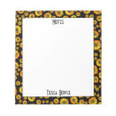 Search for sunflower notepads Stylish