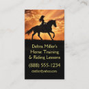 Search for western business cards Riding