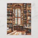 Search for library books postcards Book lover