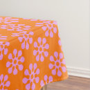 Search for orange tablecloths Pink and orange