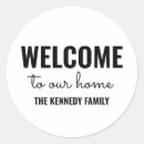 Search for housewarming round stickers Typography