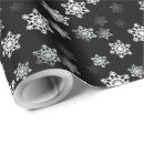 Search for snow flake wrapping paper White