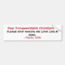 Search for tolerance bumper stickers God