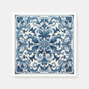 Search for blue tile napkins Geometric