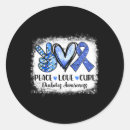 Search for blue blood stickers Diabetes type 2
