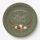 Search for rustic bridal shower plates Botanical