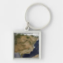 Search for space satellite key rings View from space