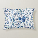 Search for chinoiserie style cushions Blue and white