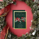 Search for red gold green christmas invitations Festive