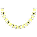 Search for yellow and black bunting flags Baby