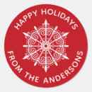 Search for red snowflake stickers Modern