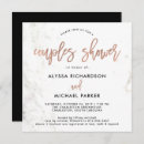 Search for rose gold shower wedding invitations Trendy