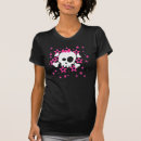 Search for girly skull tshirts Pink