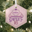 Search for sweet sixteen christmas tree decorations Cute