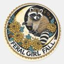 Search for feral stickers Racoon