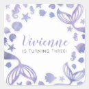 Search for purple seahorse stickers Under the sea