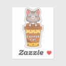 Search for cat coffee stickers Kitten