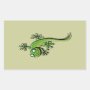 Search for green lizard stickers Cartoon