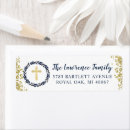 Search for religious return address labels Cross