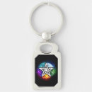 Search for star print rectangular key rings Symbol