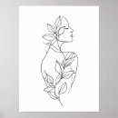 Search for abstract line drawings posters Modern minimalist