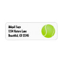 Search for tennis return address labels Green