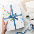 Search for paint splatter wrapping paper White