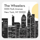 Search for city silhouette stickers Modern