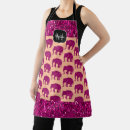 Search for pink elephant aprons For her