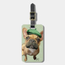 Search for french bulldog luggage tags Antique