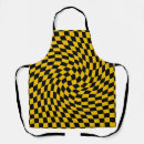 Search for retro aprons Chequerboard