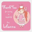 Search for princess thank you stickers Pink