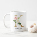 Search for gold letter mugs Greenery