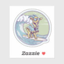 Search for cartoon surfer stickers Surfboard