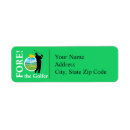Search for golfer return address labels Clubs