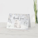 Search for polar bear thank you cards We can bearly wait