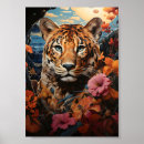 Search for psychedelic animals posters Wild animal