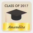 Search for graduation ceremony stickers Gold