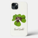 Search for good luck charms iphone cases Clover