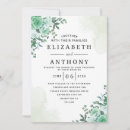 Search for dark forest green wedding invitations Neutral spring nature garden