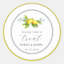 Search for citrus wedding stickers Vintage