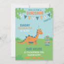 Search for landscape birthday invitations Dinosaur
