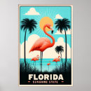 Search for florida vintage travel posters Flamingo