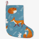 Search for rabbit with a christmas stockings Winter