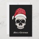 Search for skull christmas cards Black