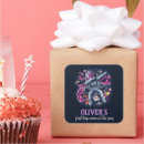 Search for planets stickers Rocket ship birthday