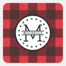 Search for red and black plaid stickers Check