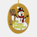 Search for peeing christmas tree decorations Snowman