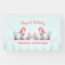 Search for mermaid birthday banners Colourful